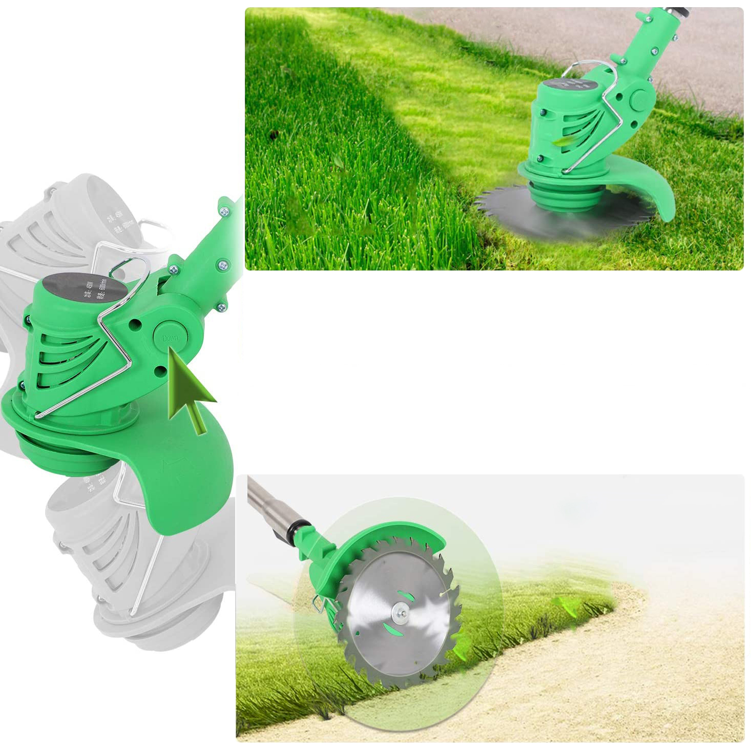 BEZPRZEWODOWA ELEKTRYCZNA PODKASZARKA FEIZER GRASS TRIMMER - obrazek 3